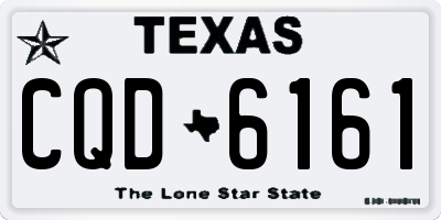 TX license plate CQD6161