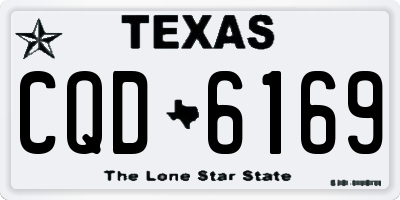TX license plate CQD6169