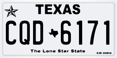 TX license plate CQD6171