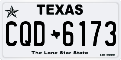 TX license plate CQD6173