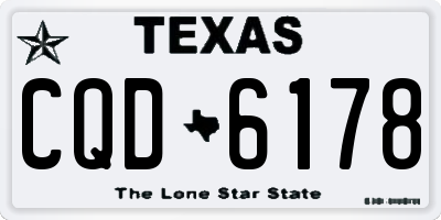 TX license plate CQD6178