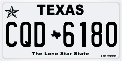 TX license plate CQD6180