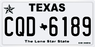 TX license plate CQD6189