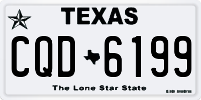 TX license plate CQD6199