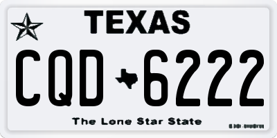 TX license plate CQD6222