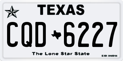 TX license plate CQD6227