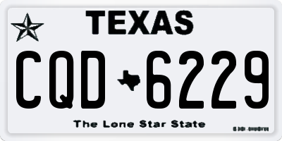 TX license plate CQD6229