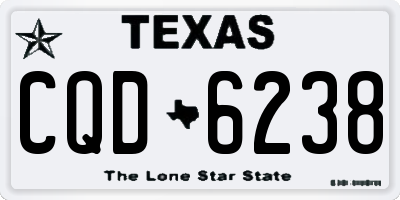 TX license plate CQD6238