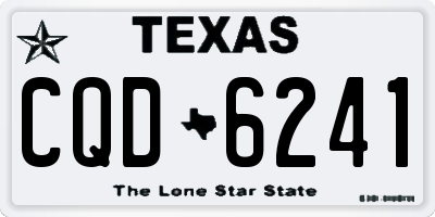 TX license plate CQD6241