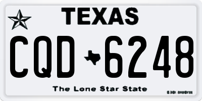 TX license plate CQD6248