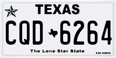 TX license plate CQD6264