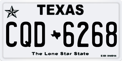 TX license plate CQD6268