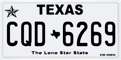 TX license plate CQD6269