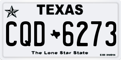 TX license plate CQD6273
