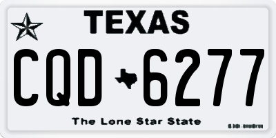 TX license plate CQD6277