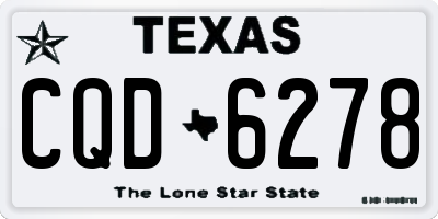TX license plate CQD6278