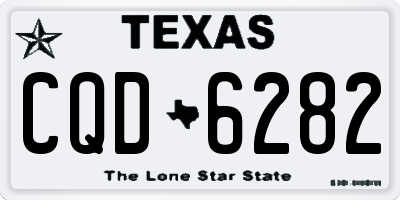 TX license plate CQD6282