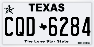 TX license plate CQD6284