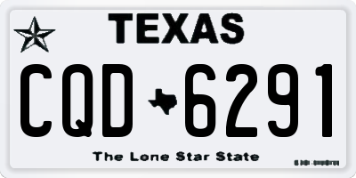 TX license plate CQD6291
