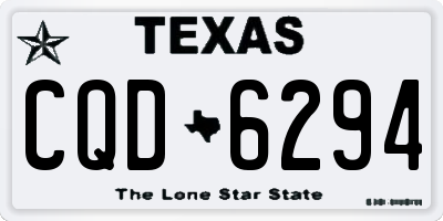 TX license plate CQD6294