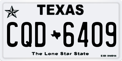 TX license plate CQD6409