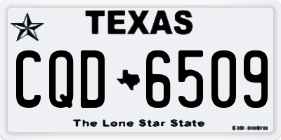 TX license plate CQD6509
