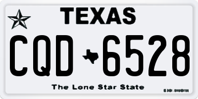 TX license plate CQD6528
