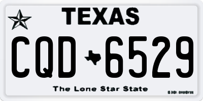 TX license plate CQD6529
