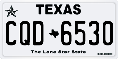 TX license plate CQD6530