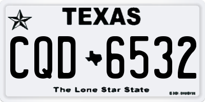 TX license plate CQD6532