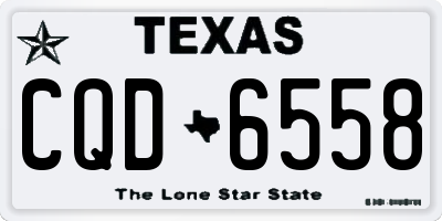 TX license plate CQD6558
