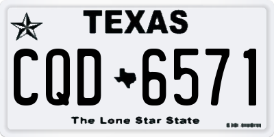 TX license plate CQD6571