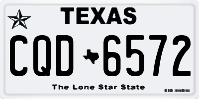 TX license plate CQD6572