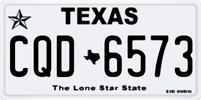 TX license plate CQD6573