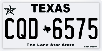 TX license plate CQD6575