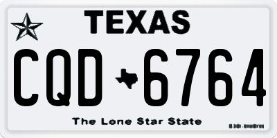 TX license plate CQD6764