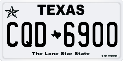 TX license plate CQD6900