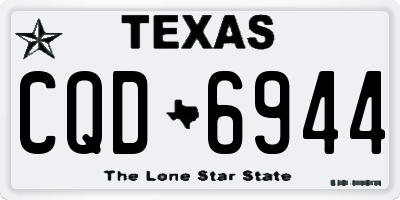 TX license plate CQD6944