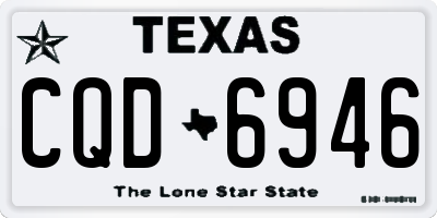 TX license plate CQD6946