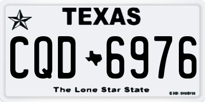 TX license plate CQD6976