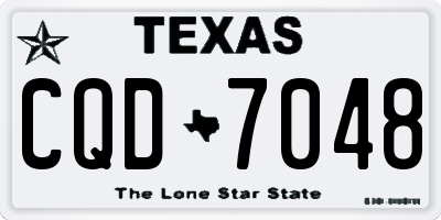 TX license plate CQD7048