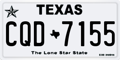 TX license plate CQD7155