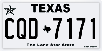 TX license plate CQD7171