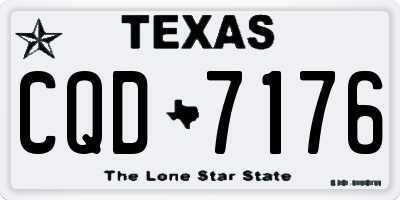 TX license plate CQD7176