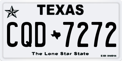 TX license plate CQD7272