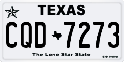 TX license plate CQD7273