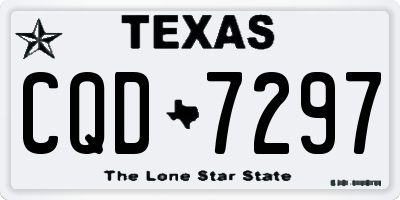 TX license plate CQD7297