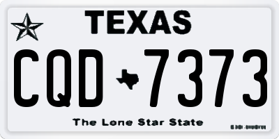 TX license plate CQD7373