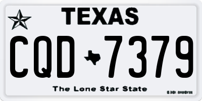 TX license plate CQD7379