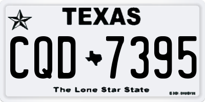 TX license plate CQD7395